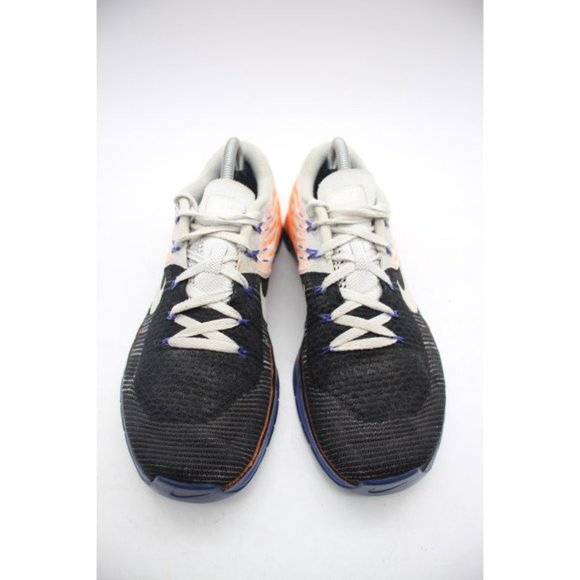 Nike Metcon DSX Flyknit Training Shoes Men's 9 Black Orange Athletic 852930-006 - Picture 2 of 10